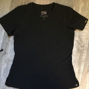 Barco One Black Scrub Top